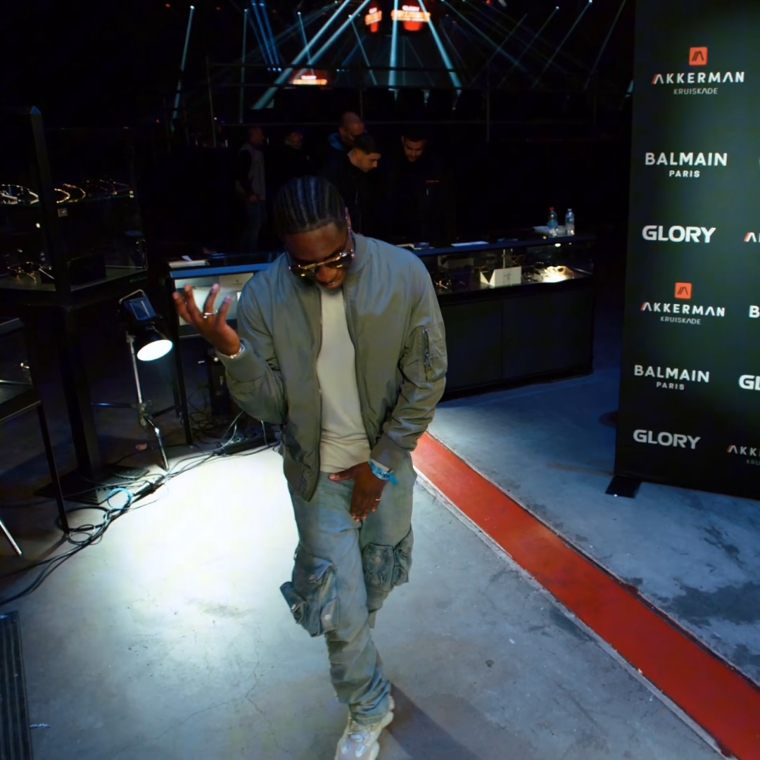 Balmain x Glory Event op Instagram